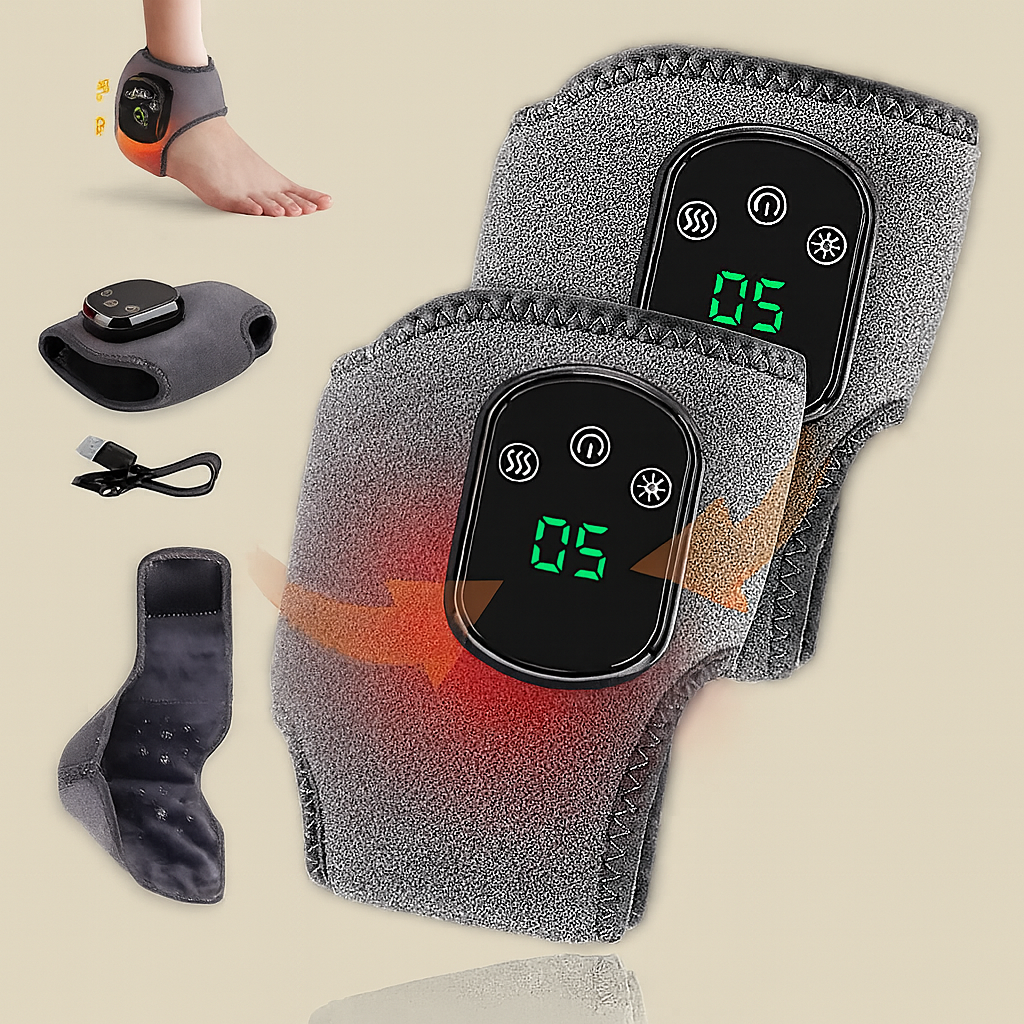 Electric Heated Vibration Best Ankle Brace