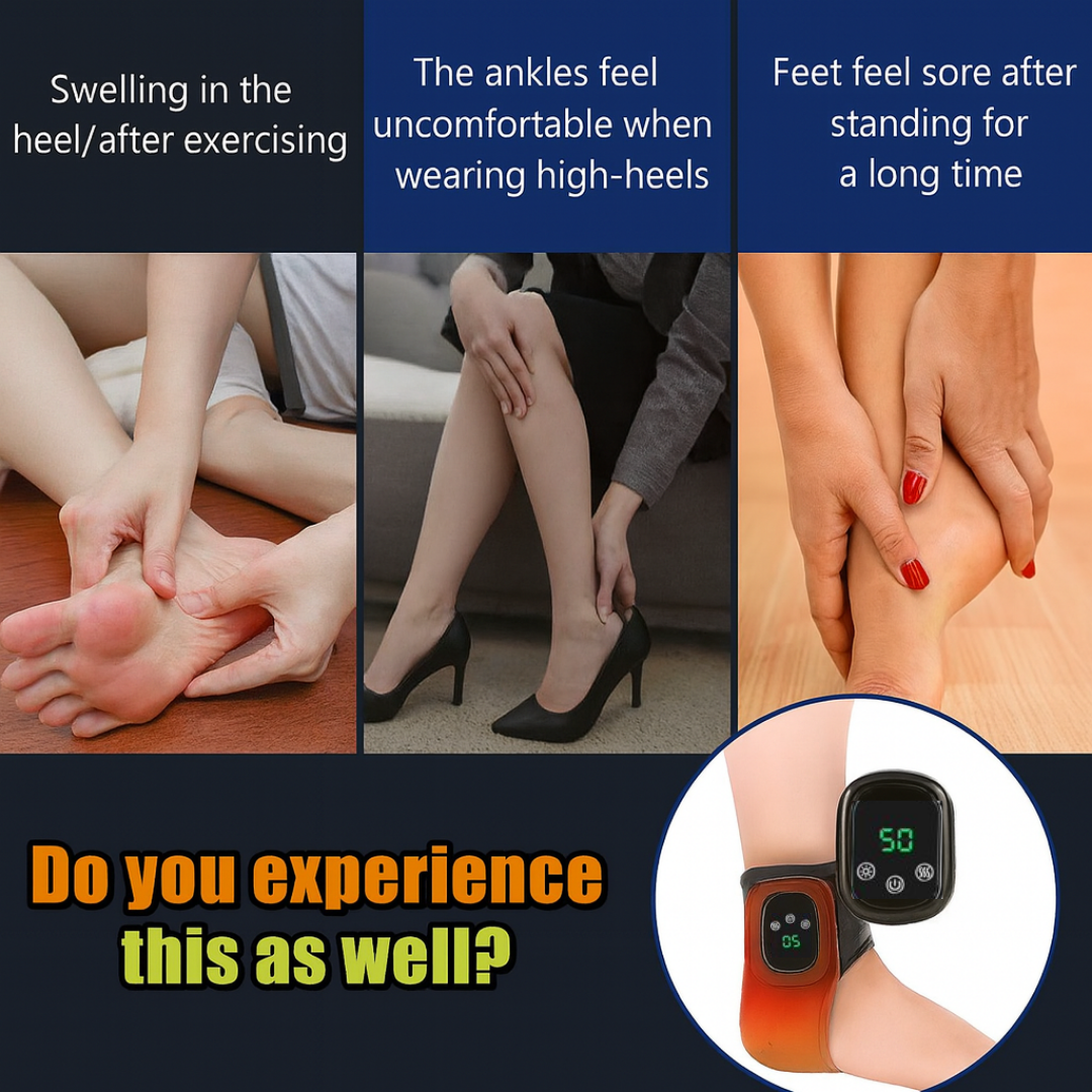 Electric Heated Vibration Best Ankle Brace