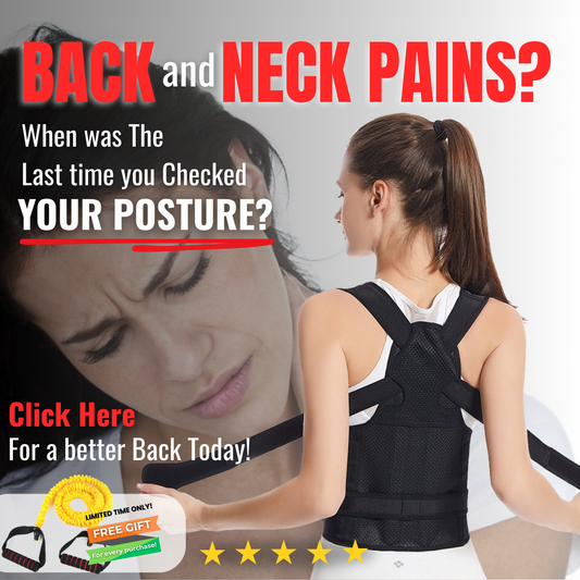 Pain-free with Posture Support Back Brace